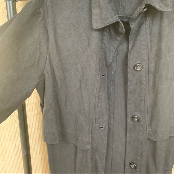 Black trench coat - Picture 4 of 4